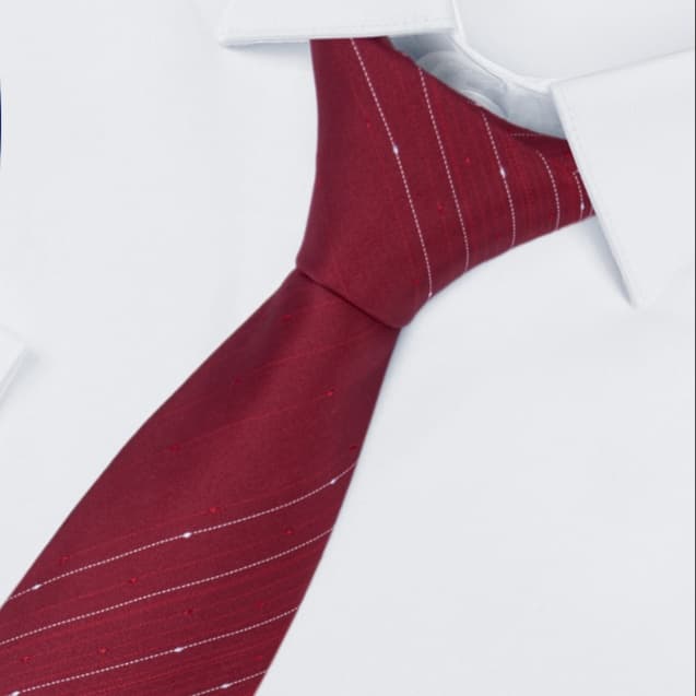 ネクタイ 上質シルク 細線斜めストライプ