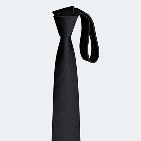 ネクタイ 上質シルク 細線斜めストライプ