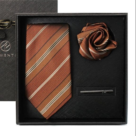 ネクタイ 格調高い斜め織りストライプ