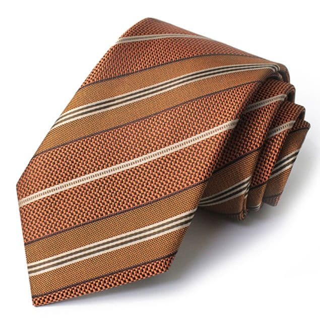 ネクタイ 格調高い斜め織りストライプ
