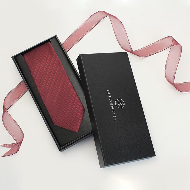 シルクストライプネクタイ