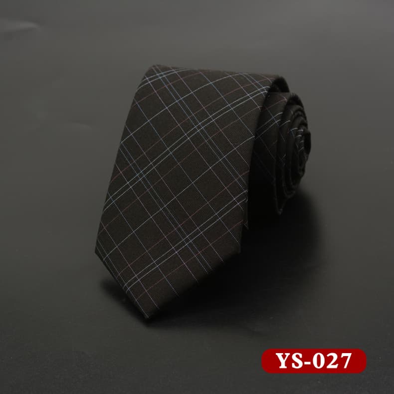 ネクタイ 洗練された格子柄の風雅